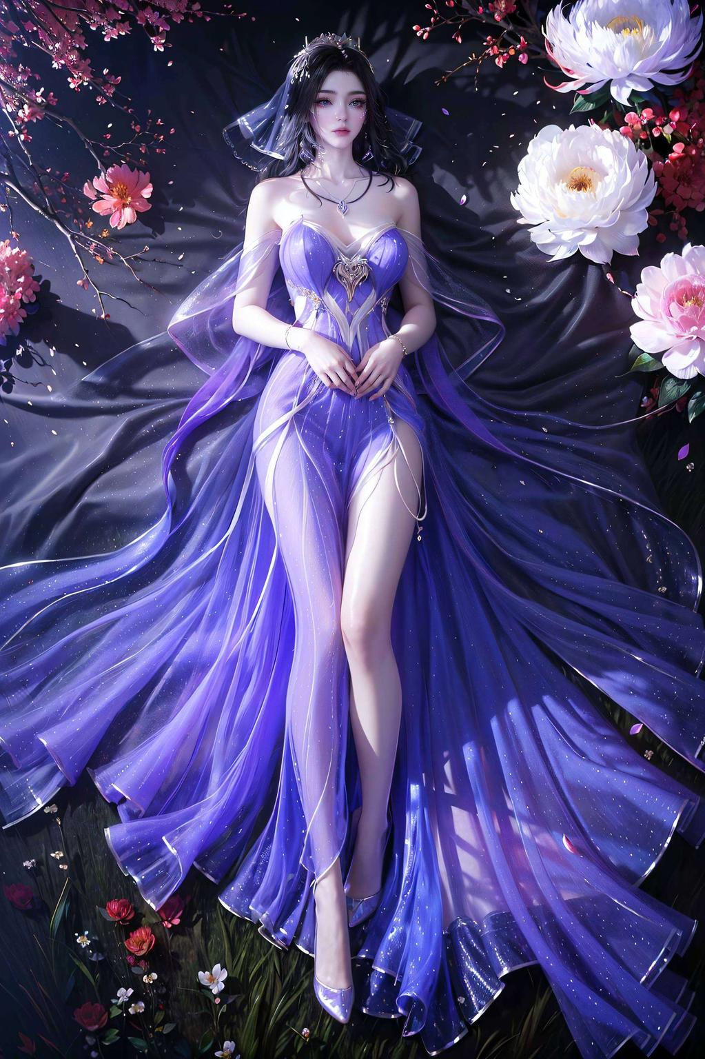 穿上泳装的紫灵给你带来视觉享受