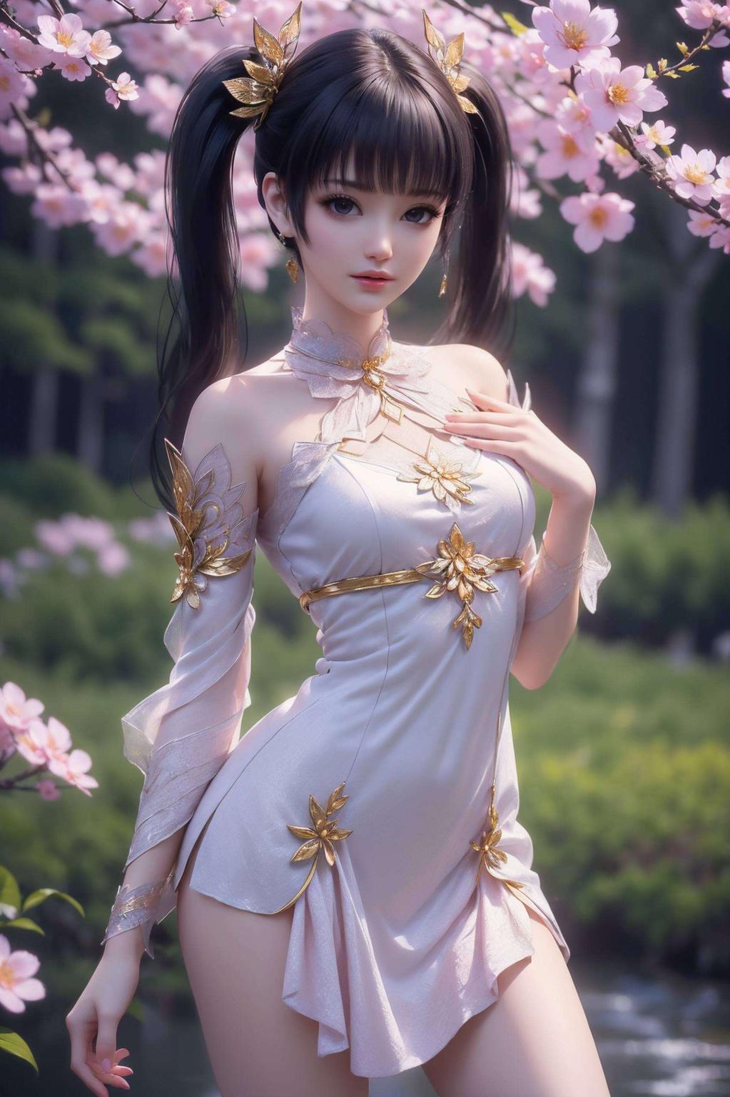点亮电脑桌面紫妍神秘面纱遮面