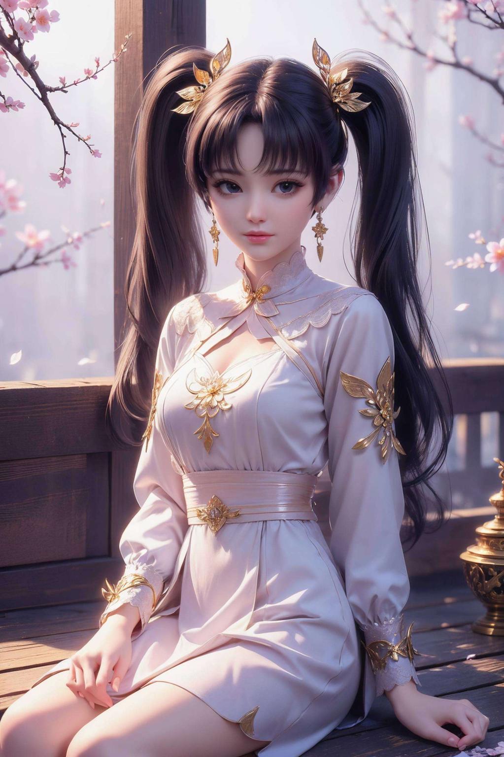 紫妍那深邃的眼神和柔美的发丝高清细腻