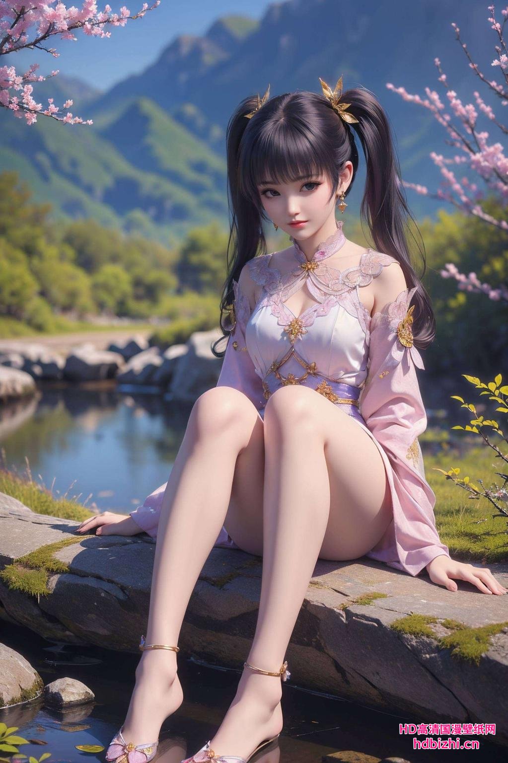 今天给大家带来一组超美的紫妍萧炎主题壁纸
